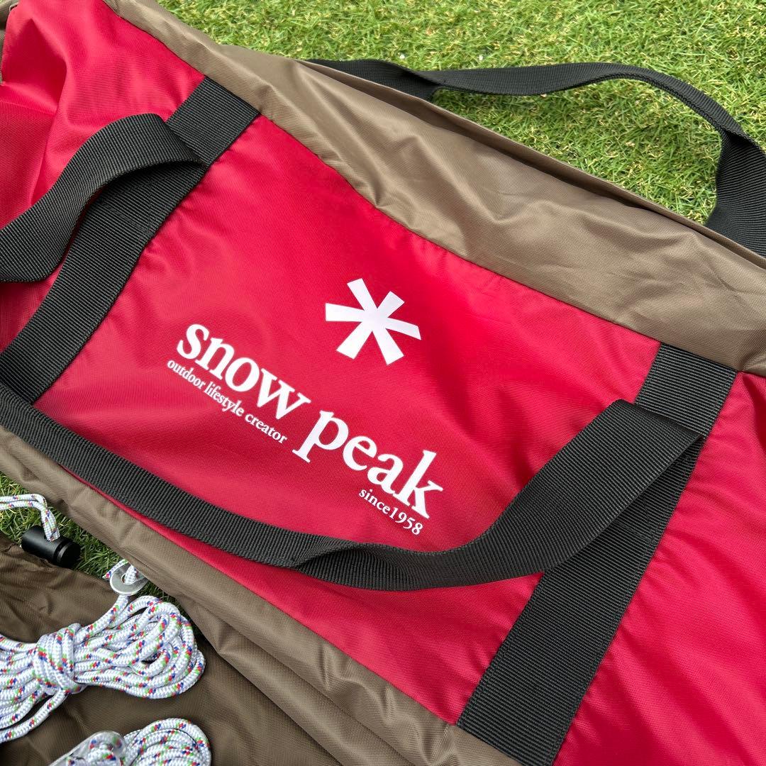 【使用回数1回】スノーピーク　ヘキサイーズ1（グランドシート付き）