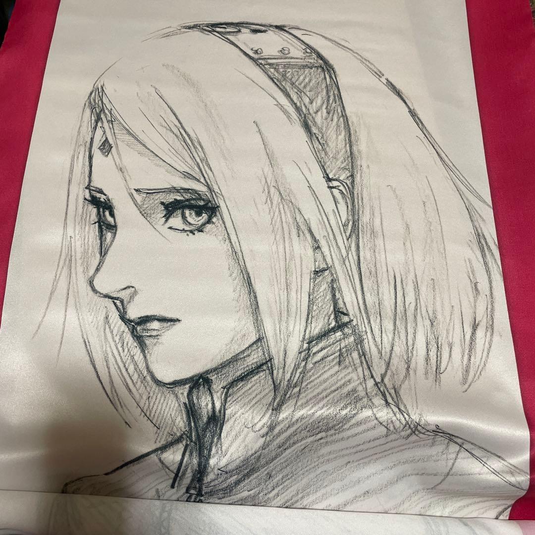 NARUTO サクラ秘伝　タペストリー　春野サクラ【最終出品】