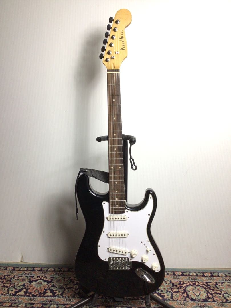 美品PhotoGenic ブラックエレキギター