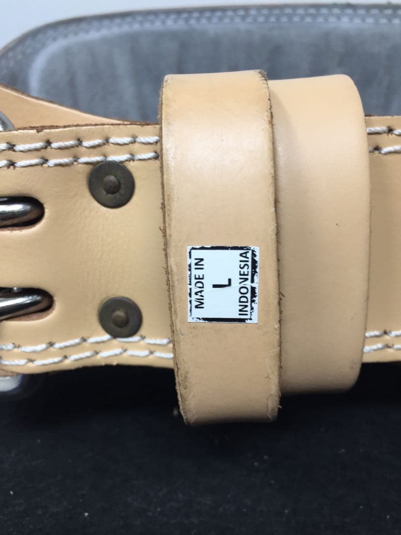 ゴールドジム トレーニングベルト パワーベルト Lサイズ GOLDS GYM