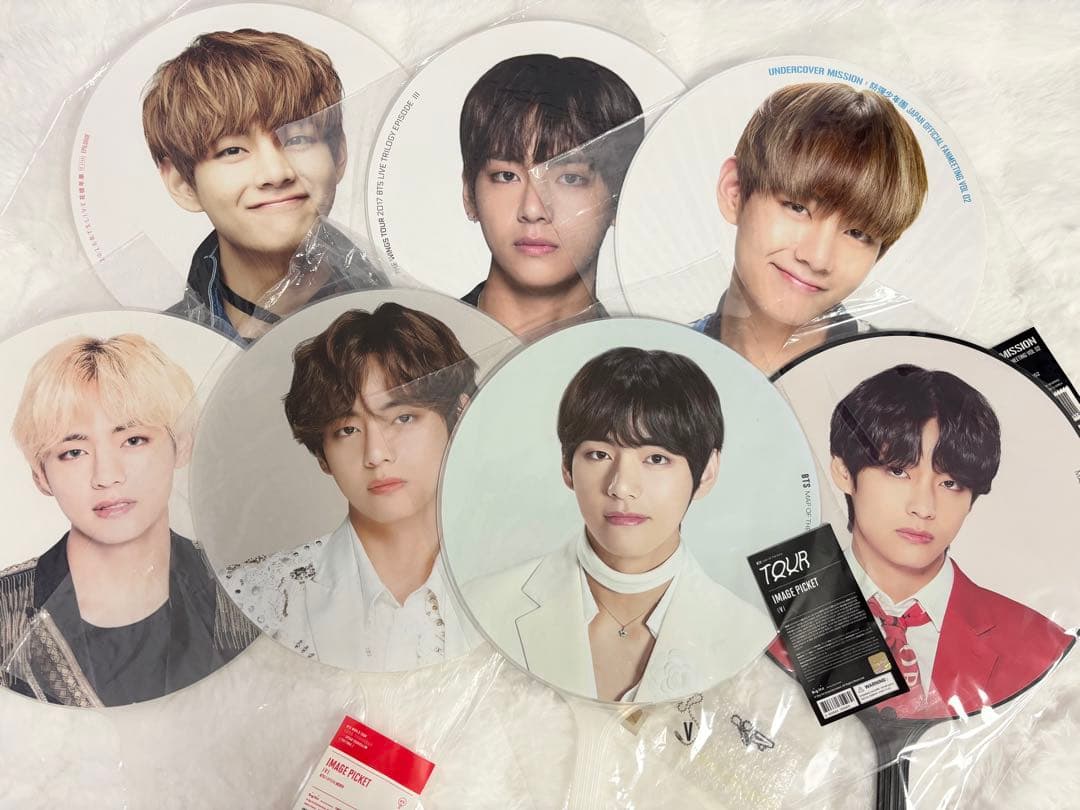 BTS 防弾少年団 テヒョン 団扇 V グッズ