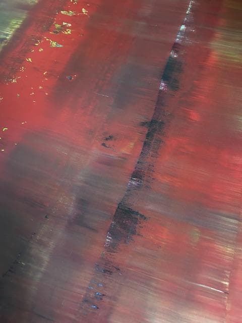 Abstract painting（ゲルハルト リヒター）アートポスター