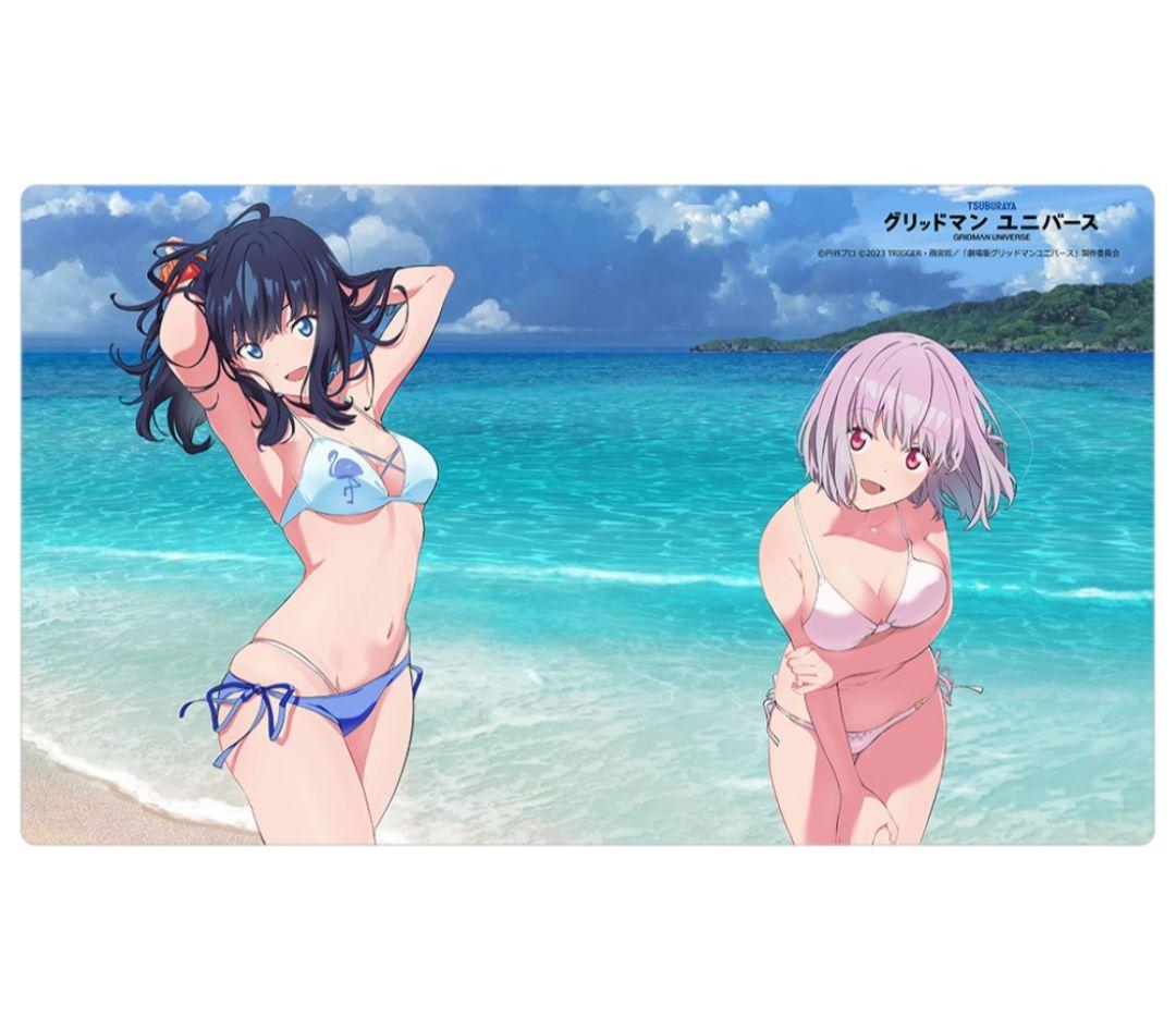 グリットマンユニバース 六花&アカネ 水着 ラバーマット