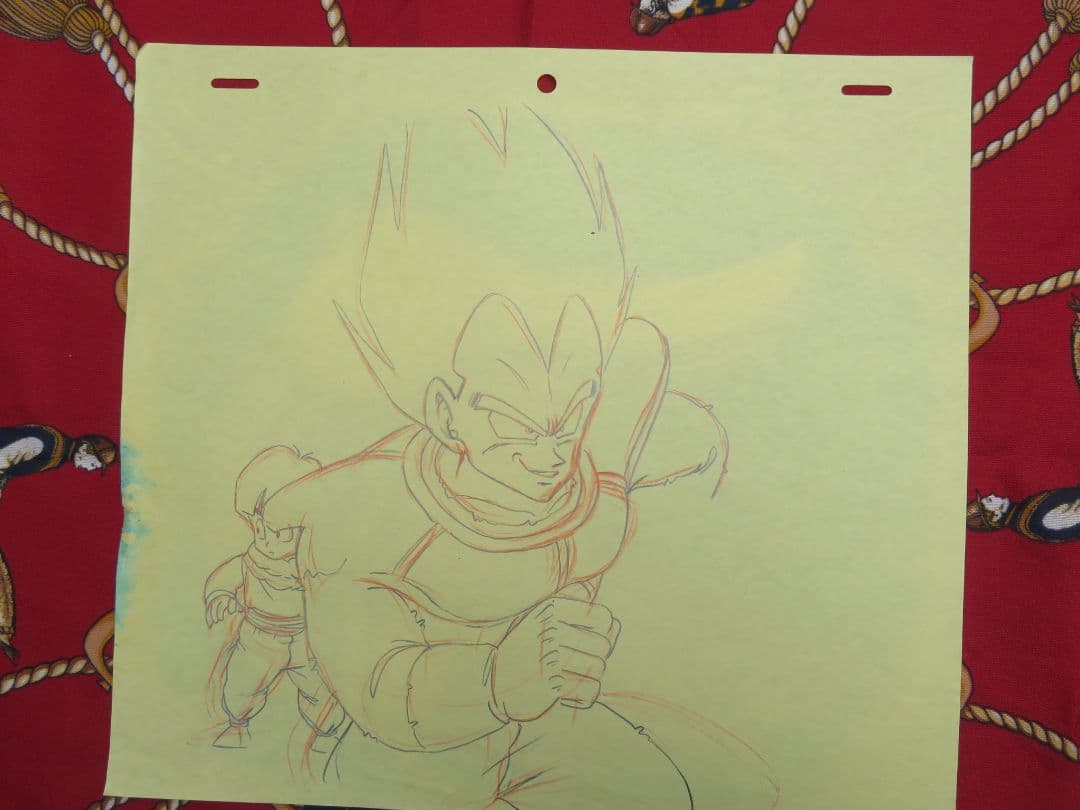 メ*ロ様 ドラゴンボール セル画 原画 ベジータ クリリン 悟飯 当時物