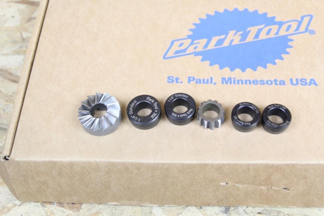 PARKTOOL ヘッドチューブリーマ+センタリングコーンアダプター 送料無料