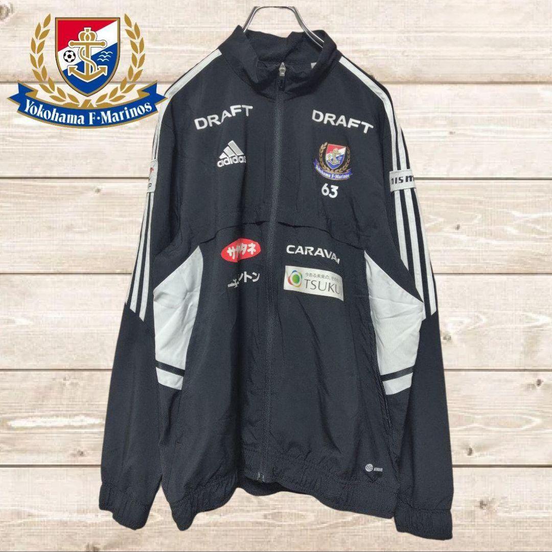 【支給品】横浜F マリノス　プレゼンテーション　黒　adidas　2XL