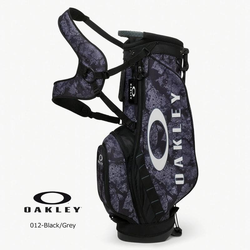 新品 オークリー OAKLEY ゴルフ スタンドキャディバッグ ブラックグレー