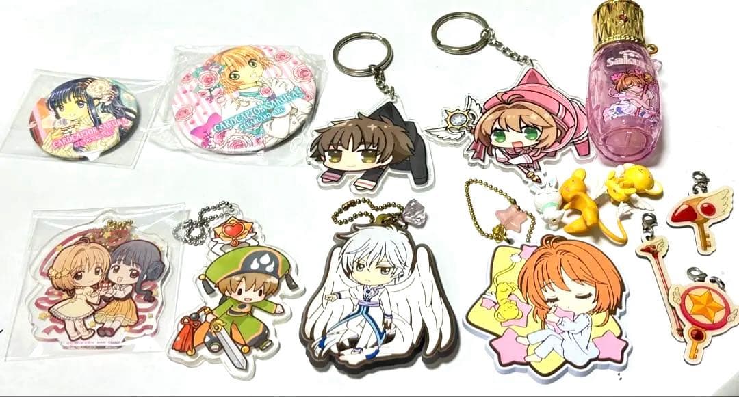 カードキャプターさくら グッズ まとめ売り 缶バッジ キーホルダー 香水