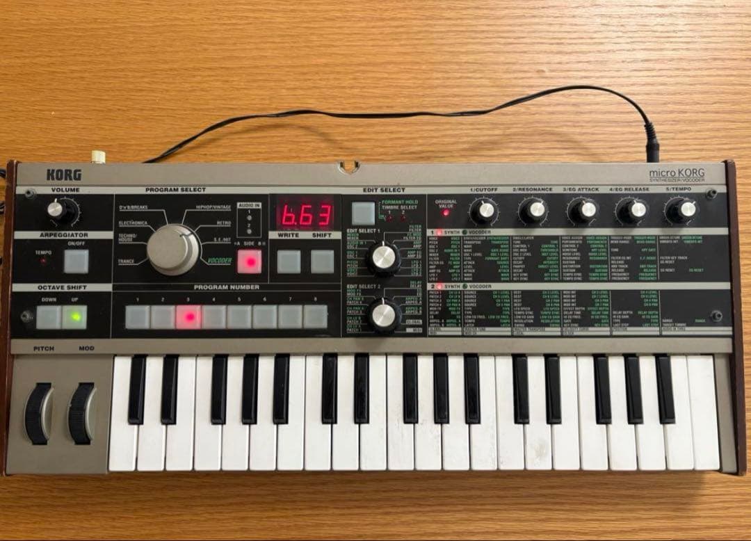 値下げ！KORG microKORG アナログシンセサイザー