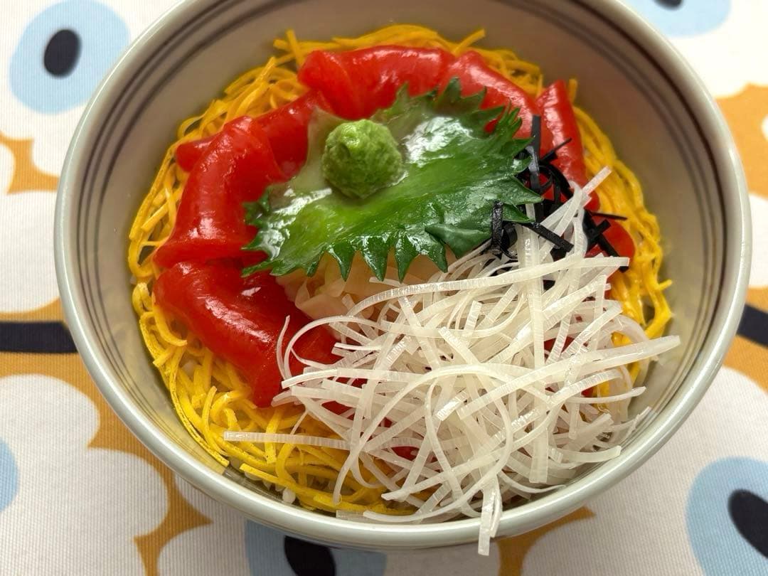 SALE✩.*˚イワサキ・ビーアイ 岩崎(株) 食品サンプル マグロ丼 置物