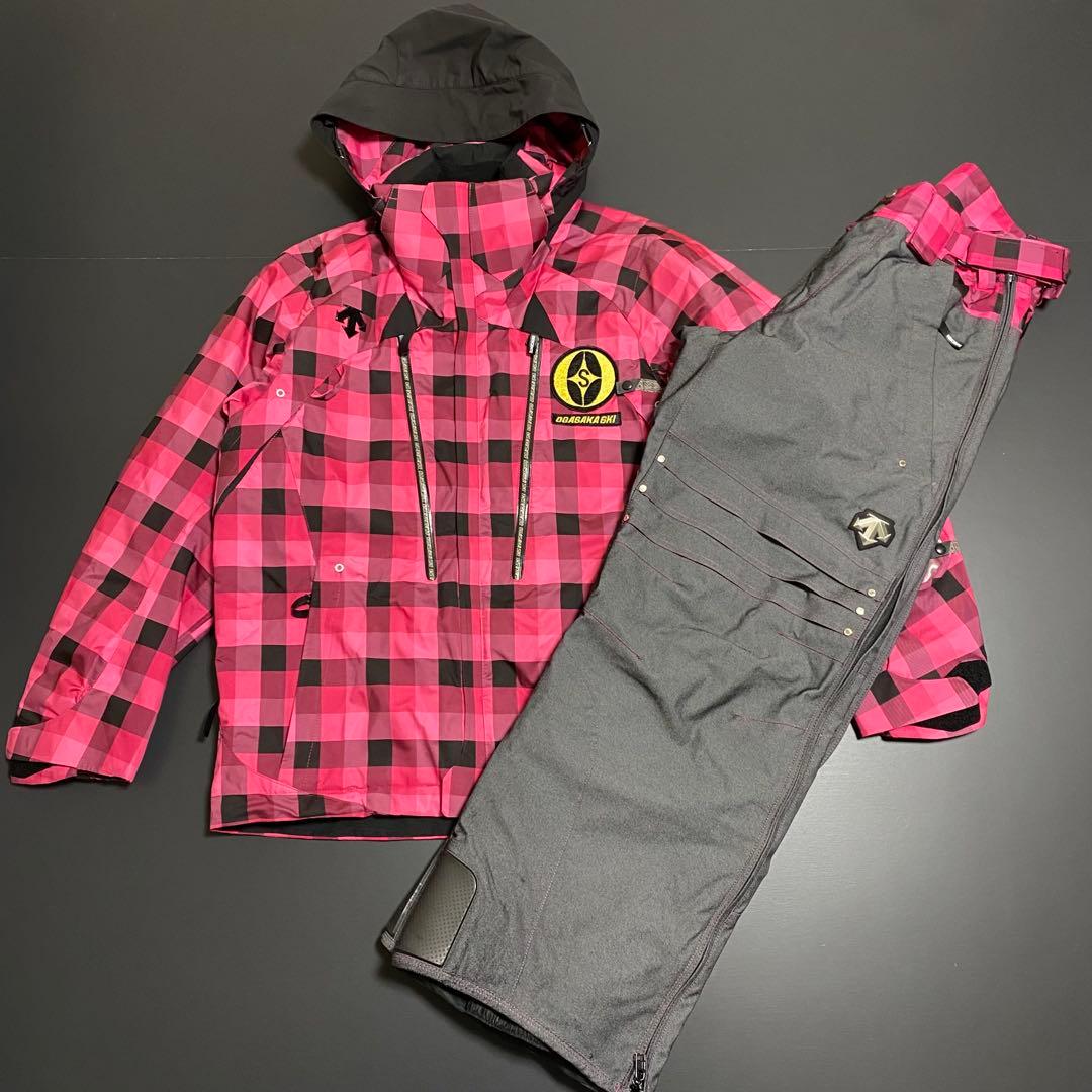コ*タ様 美品 DESCENTE オガサカ スキー セットアップ 上下セット メ