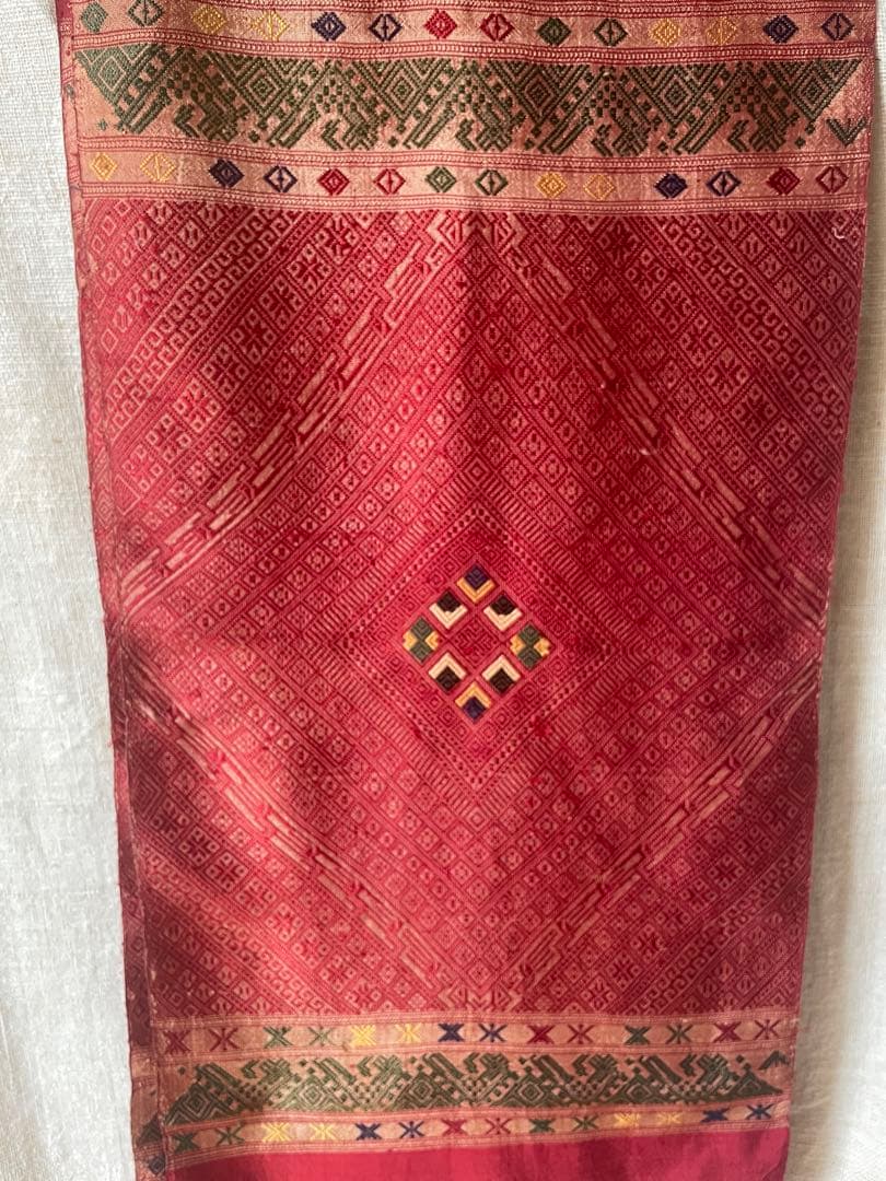 アンティークタイシルク　手織