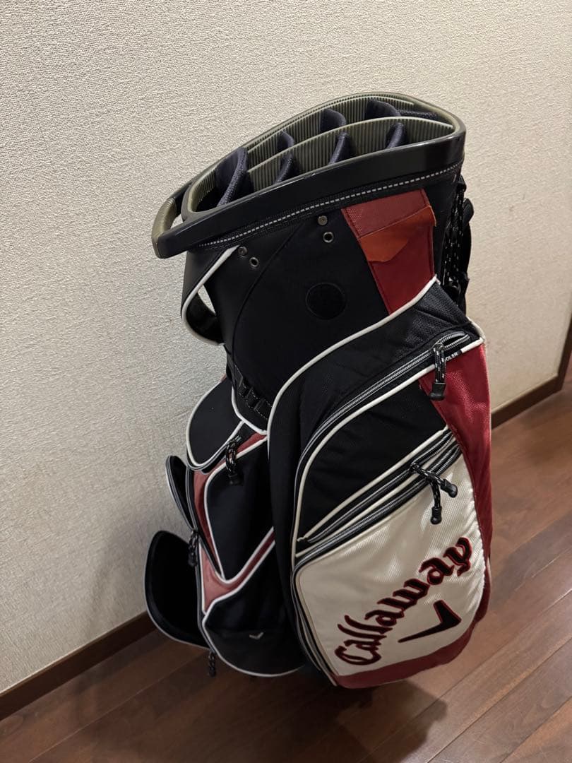Callaway キャディバッグ 黒/赤/白