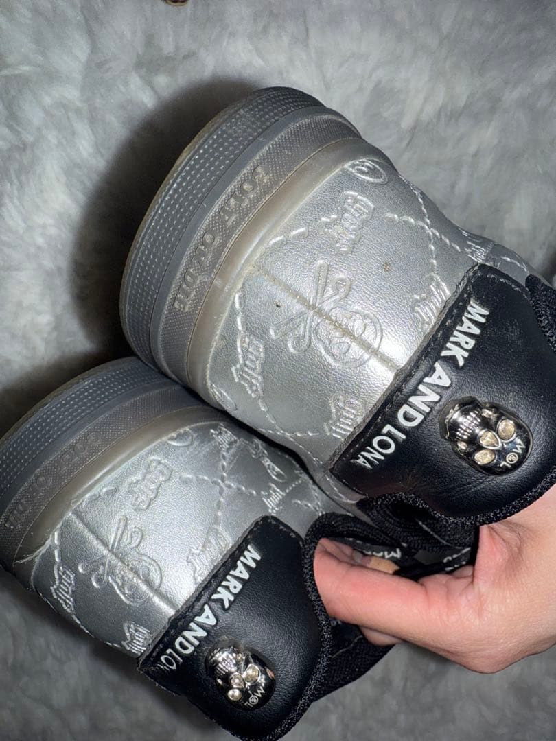 MARK & LONA ゴルフシューズ シルバー 23cm