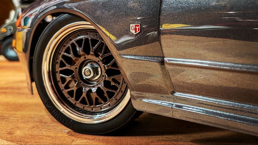 タミヤ1/10スカイライン GT-R R32 ボディ純正色プロ仕様塗装