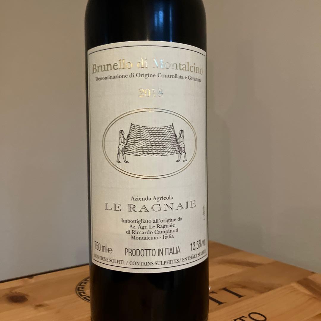 ワイン Brunello di Montalcino Le Ragnaie 2018