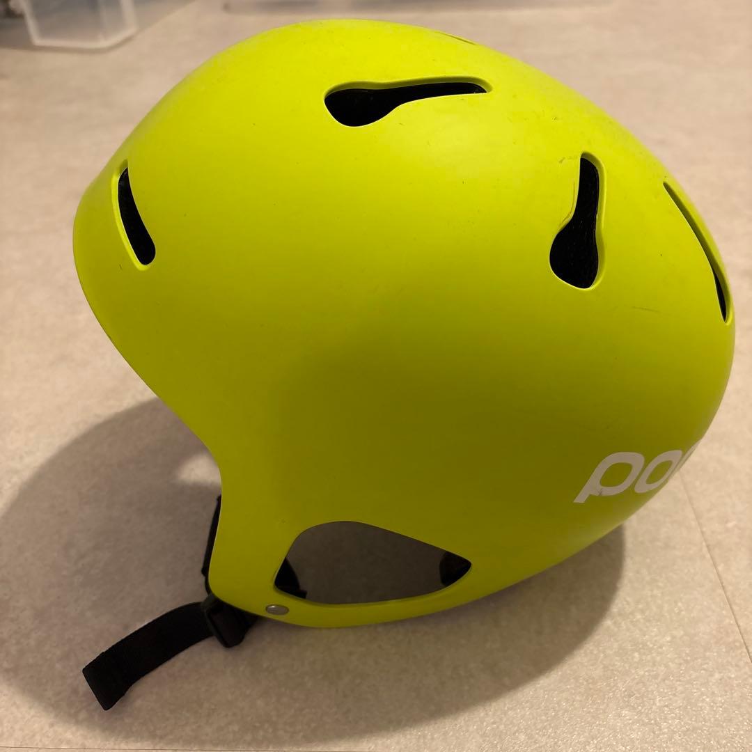POC 蛍光イエロー ヘルメット