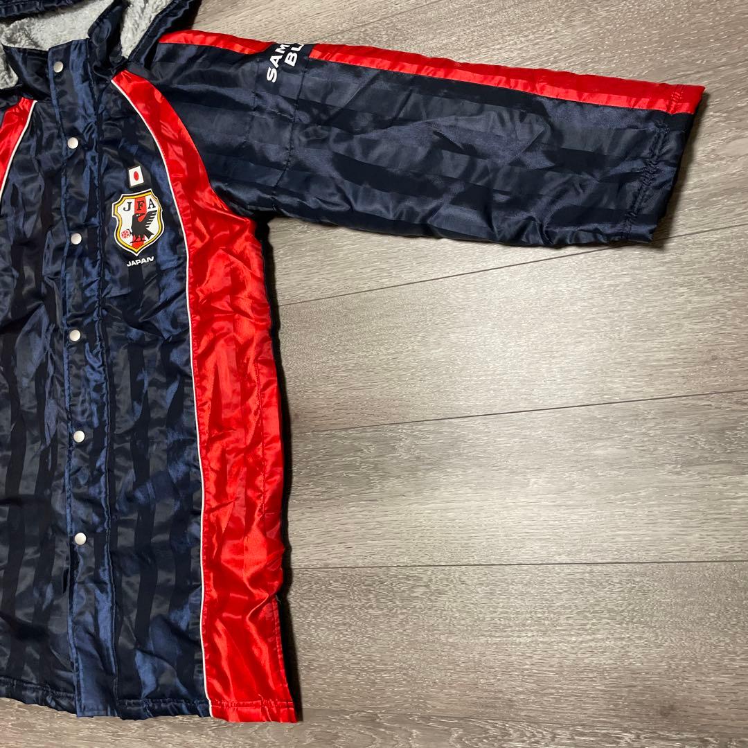 希少品 JFAサッカー日本代表 SAMURAI BLUE ベンチコート 150
