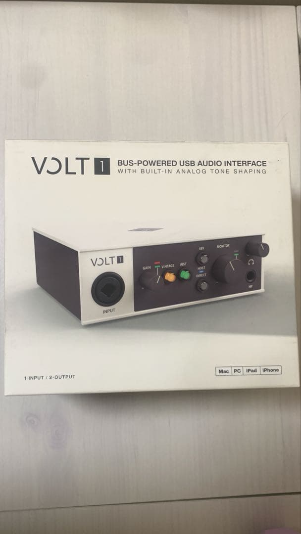 Universal Audio Volt1 UAD オーディオインターフェース