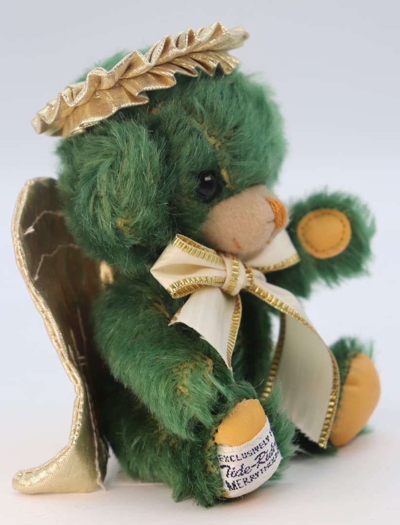 MerryThought 限定版 天使のクマ 緑