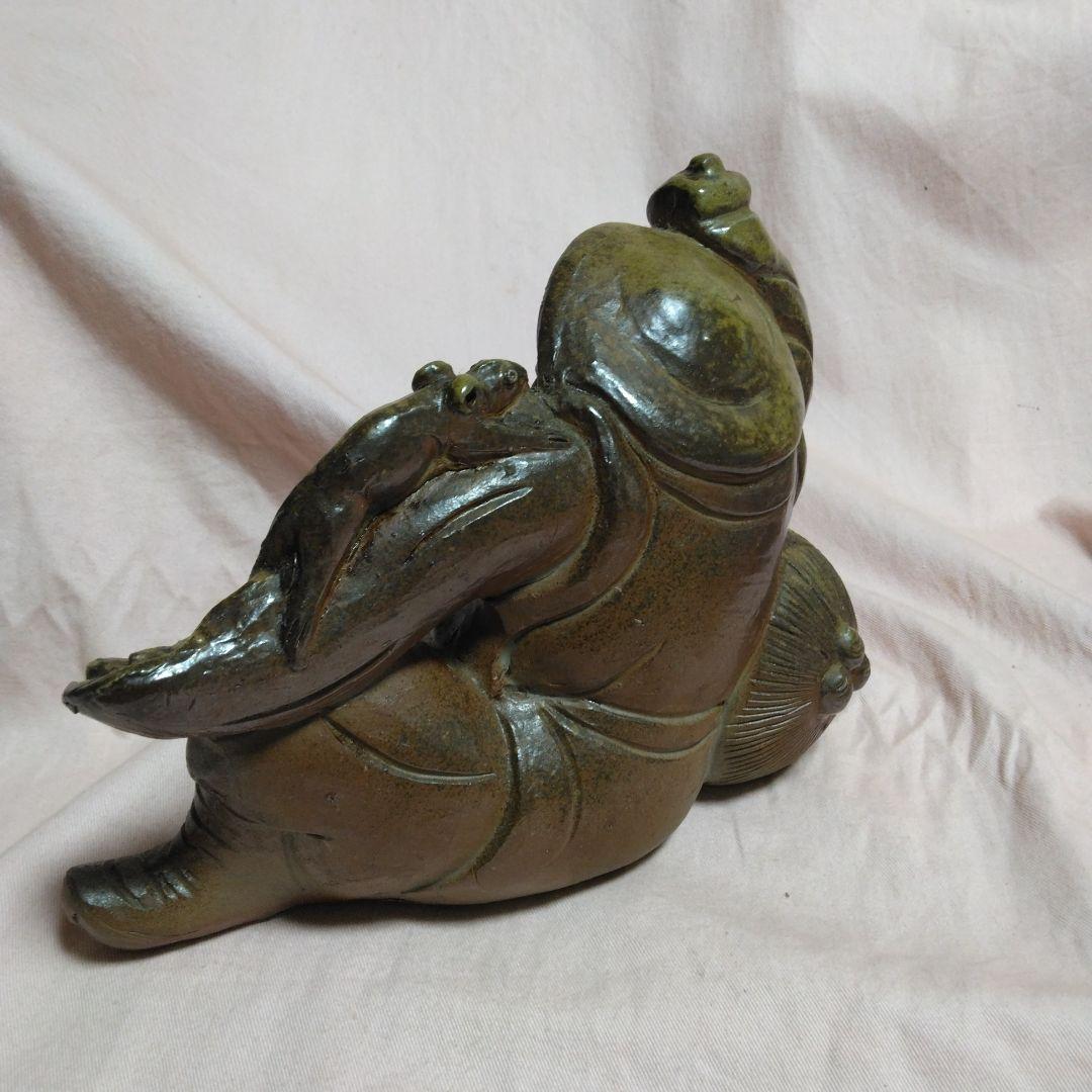 備前焼　木南知加選作　大黒天