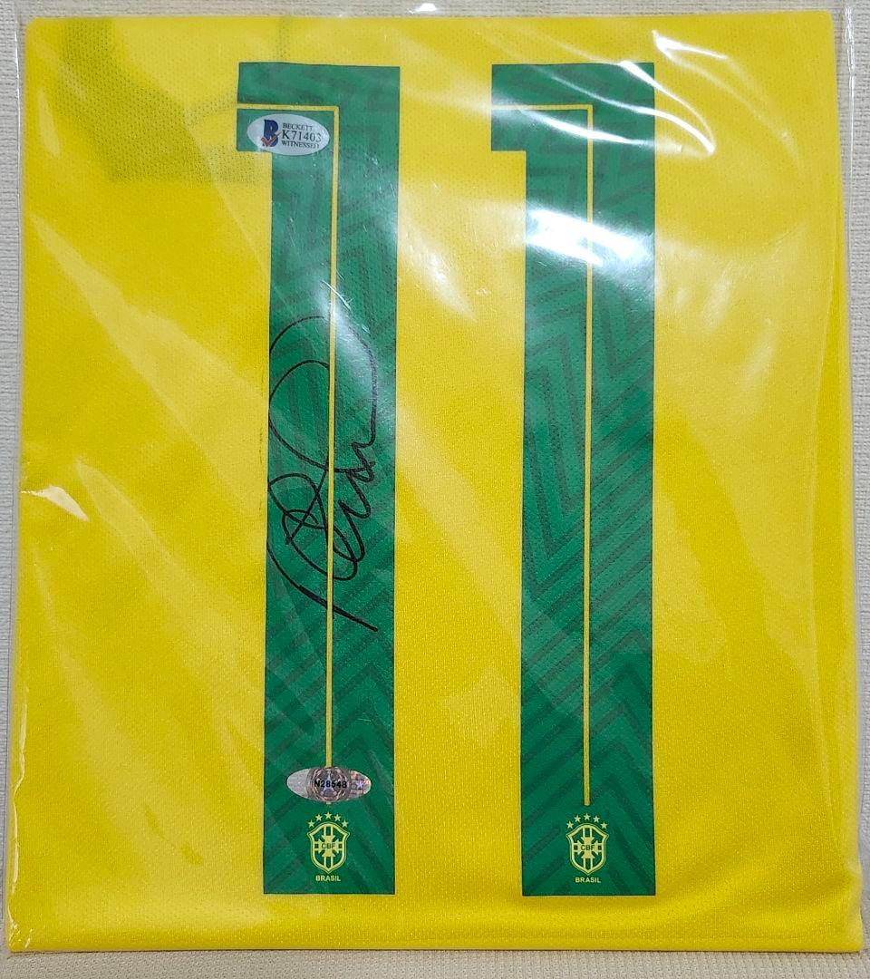 ブラジル代表 コウチーニョ サイン ユニフォーム 証明書 正規品 ナイキ