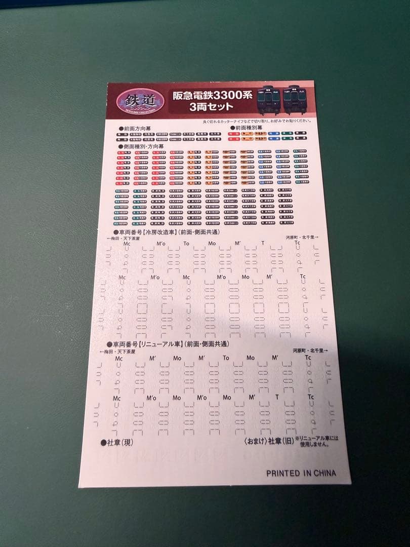 阪急3300系 鉄コレ 3両セットC