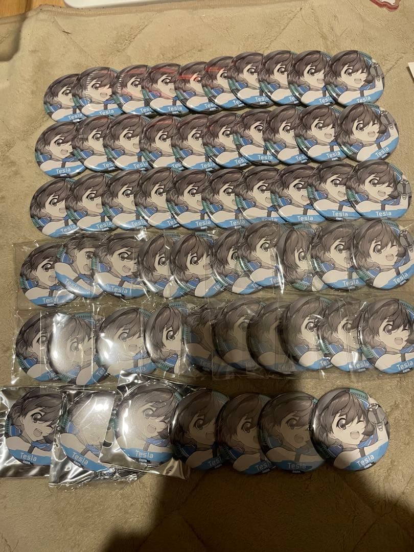 コンパス ニコニコ超会議 ニコラ・テスラ 缶バッジ