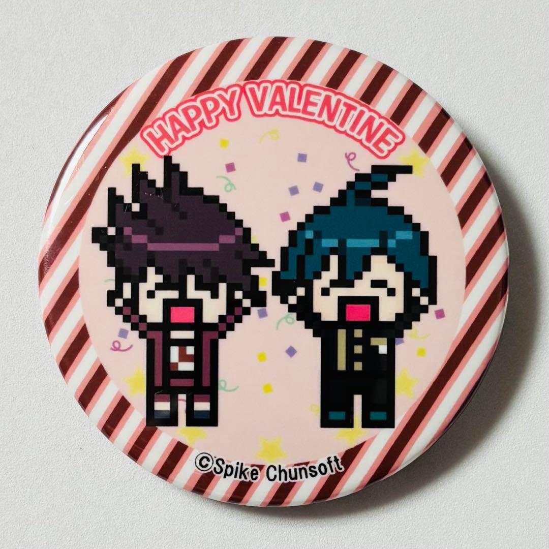 ダンガンロンパ バレンタイン プリロール 百田解斗 最原終一 缶バッジ 2019