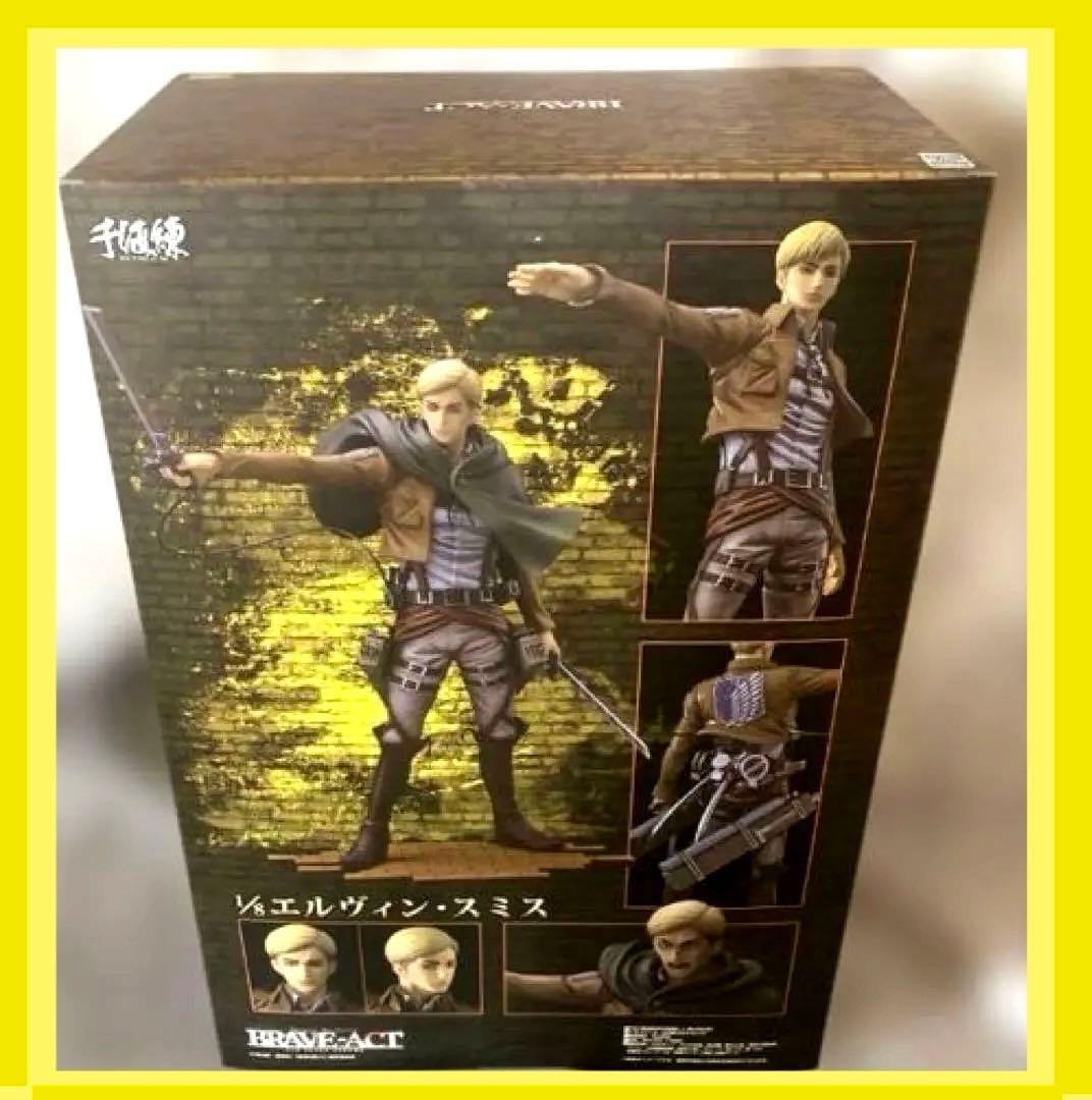 エルヴィンBRAVE-ACTフィギュア +期間限定オマケねんどろリヴァイ付き