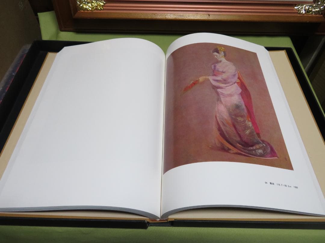 全和鳳　「舞」　油彩　F10号　韓国油彩画巨匠 　全和鳳美術館　師:須田国太郎