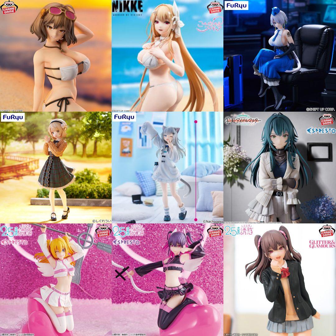 フィギュア まとめ売り 9個セット ニケ 学マス しぐれうい 2.5次元の誘惑