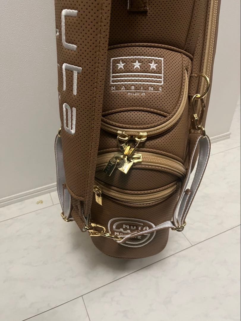 muta MARINE キャディバッグ ブラウン 新品未使用　ムータマリン