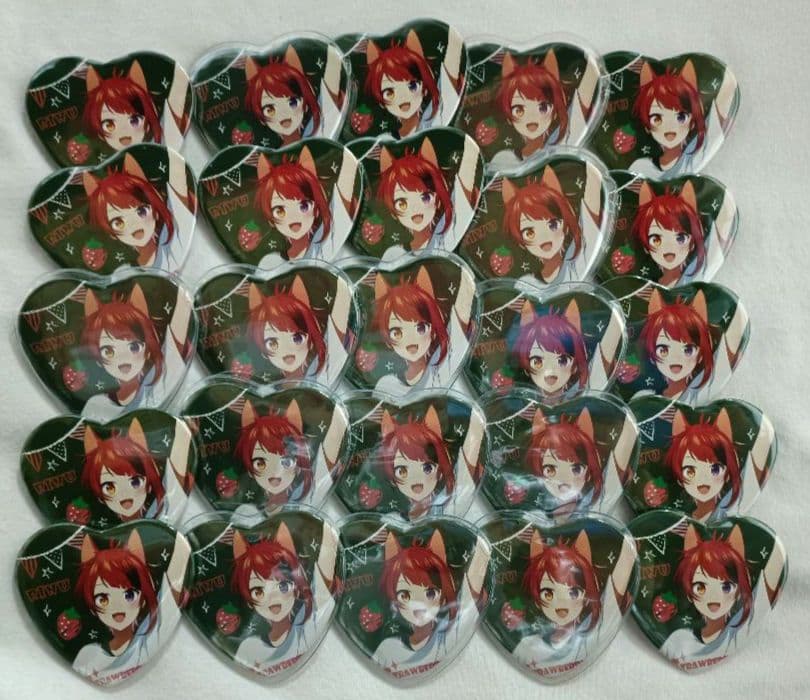 すとぷり　莉犬　缶バッチ　いちご文化祭　ハートの缶バッチ