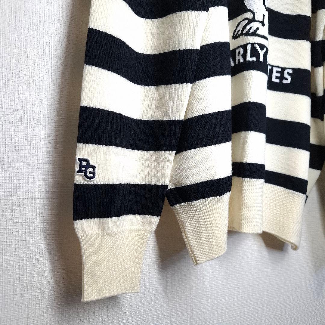 PEARLY GATES スヌーピー ゴルフ ニットセーター ボーダー M