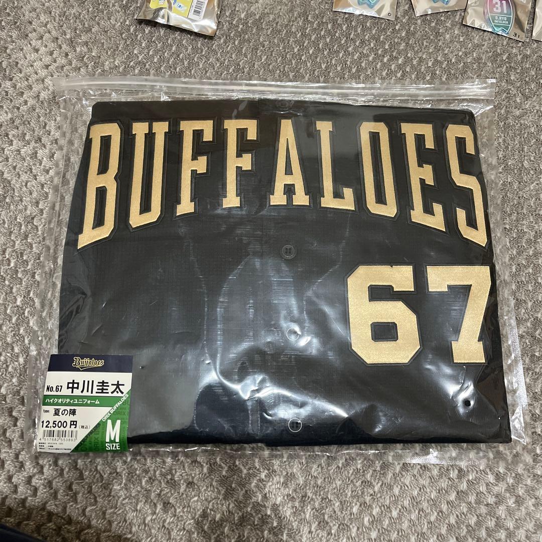 オリックス・バファローズ 67 中川選手 夏の陣 ユニフォームMサイズ