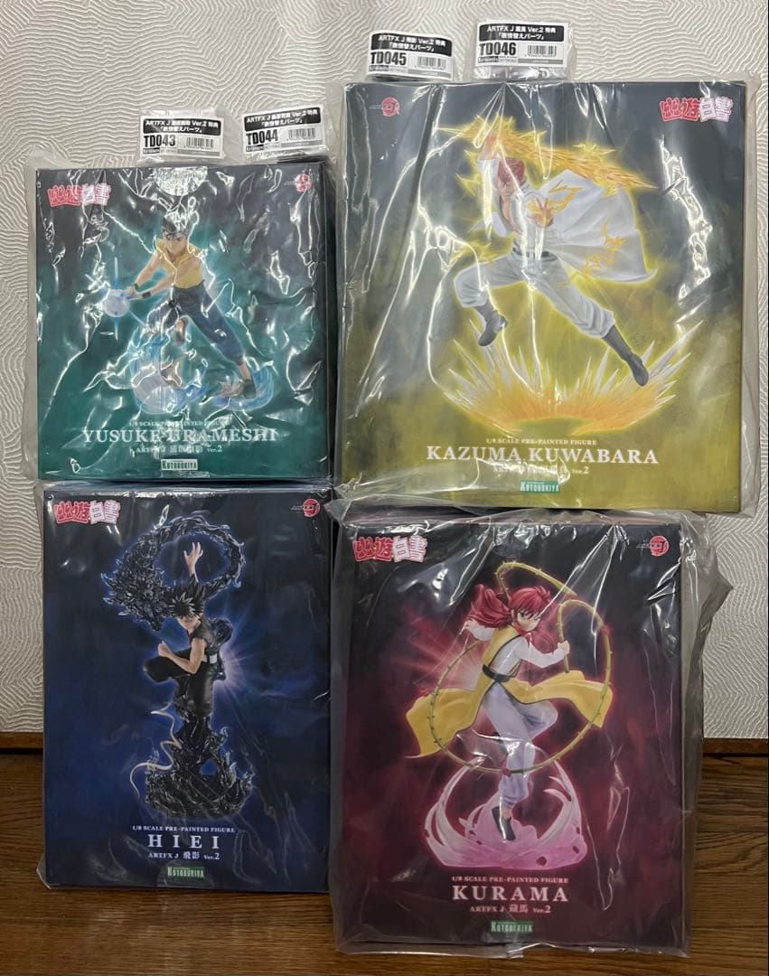 幽遊白書 浦飯幽助 桑原和真 飛影 蔵馬 コトブキヤ 壽屋 特典付き