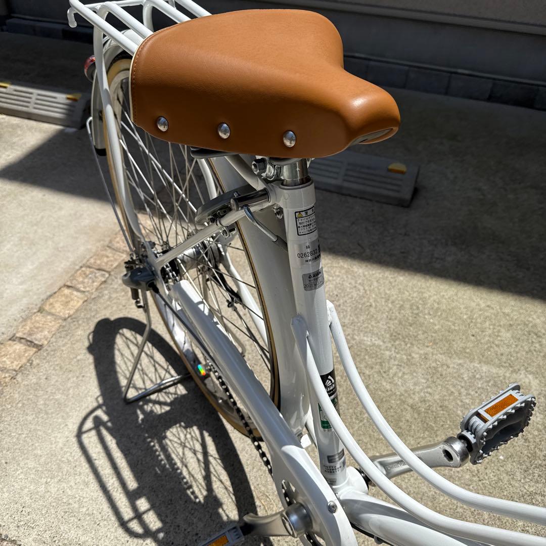 ブリヂストン　自転車　カジュナ　ピュアホワイト
