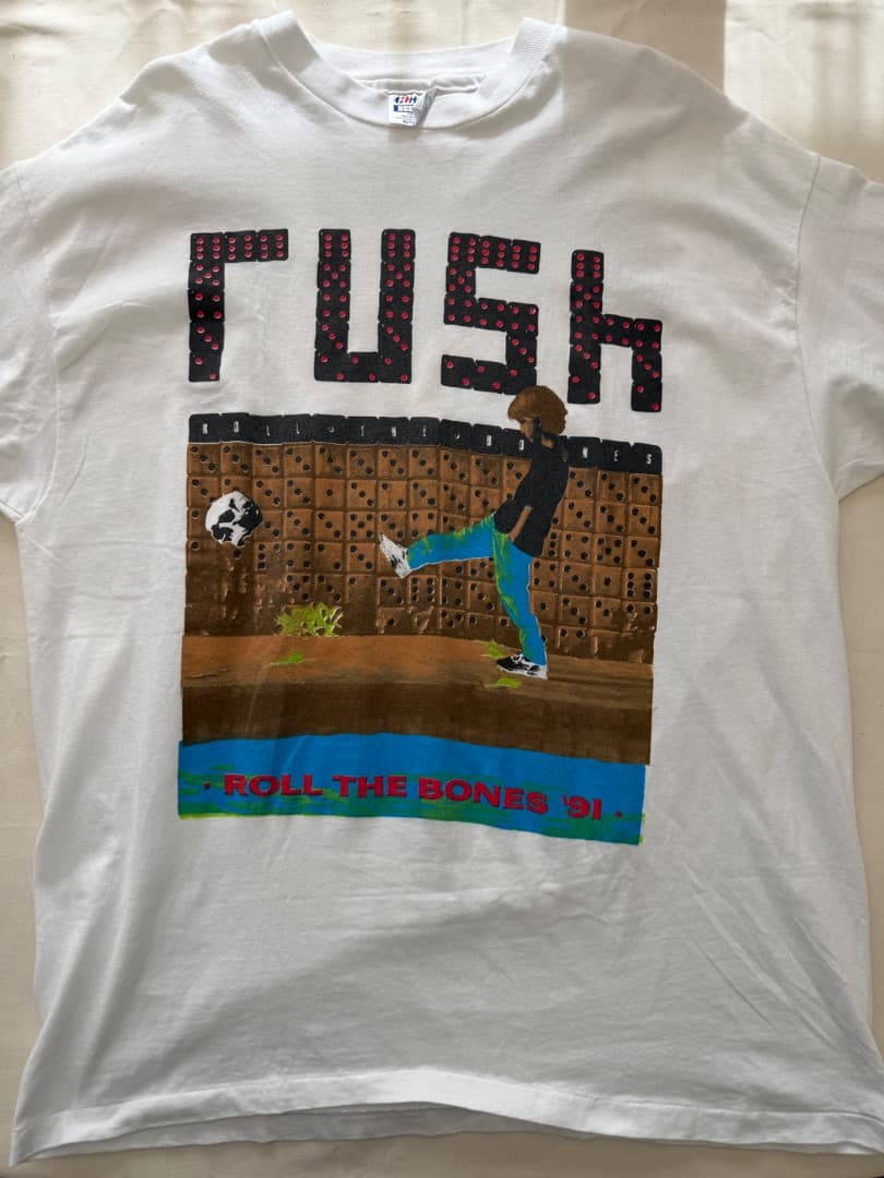Rush Roll The Bones '91 Tシャツ　ブートレグ