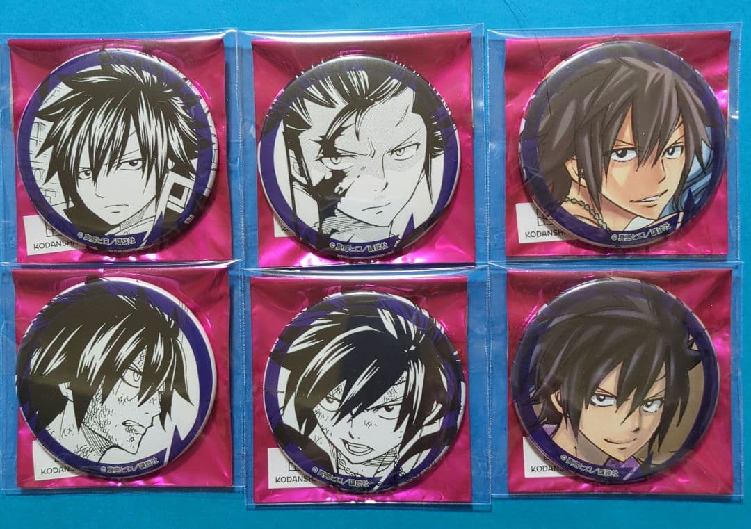 フェアリーテイル　グレイ　プリンセスカフェ　缶バッジ