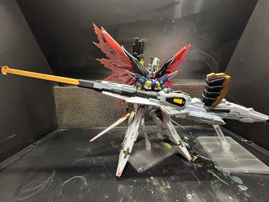 HGCE ディスティニーガンダム　ゼウスシルエット　塗装完成品