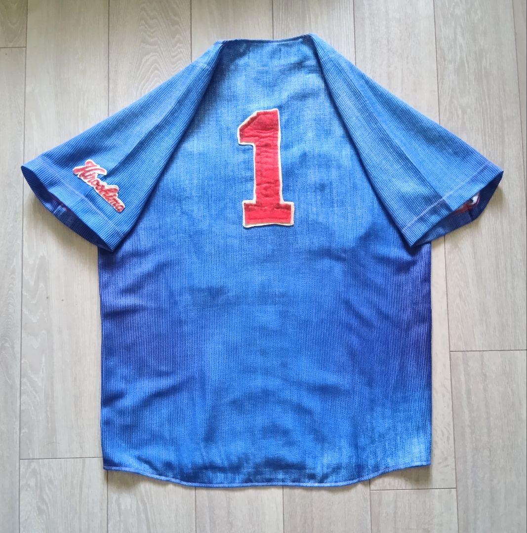 【限定　完売】広島　東洋　カープ　前田智徳　デニム　ユニフォーム　デサント　L