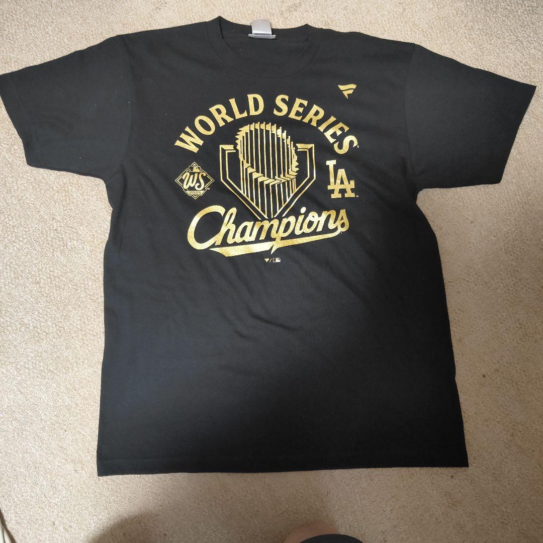 ワールドシリーズチャンピオン Tシャツ 黒 サイズ L