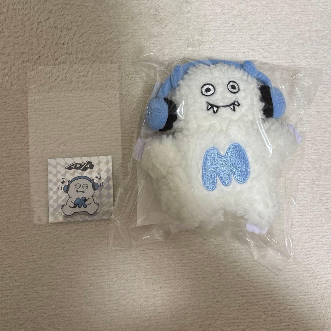 マルシィ　Flavors心の奥に潜む怪獣　ぬいぐるみキーホルダー、ステッカー
