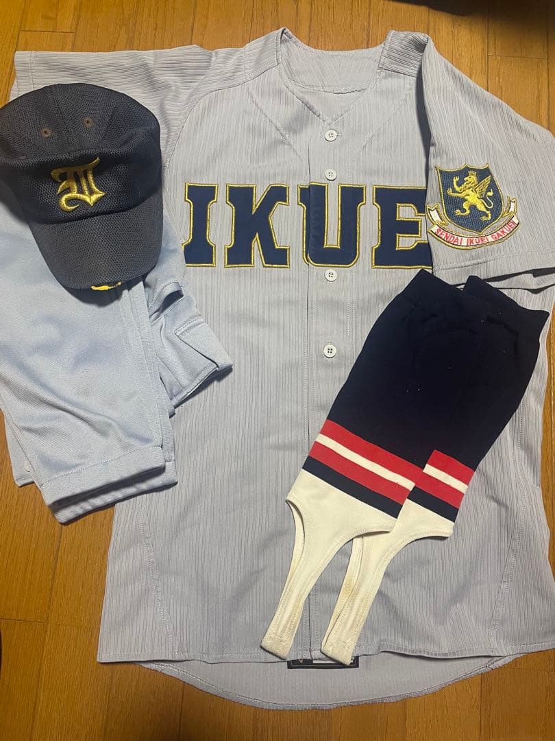 仙台育英 公式戦ユニフォーム ソックス 帽子 セット野球 高校野球