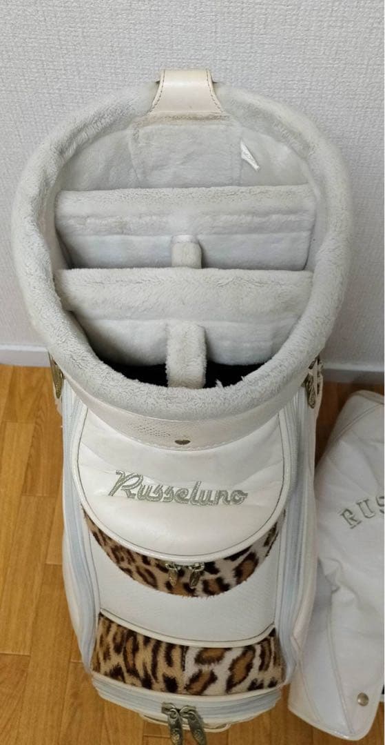 希少 ラッセルノ 限定 シャーク ヒョウ柄 ゴルフ キャディバッグ