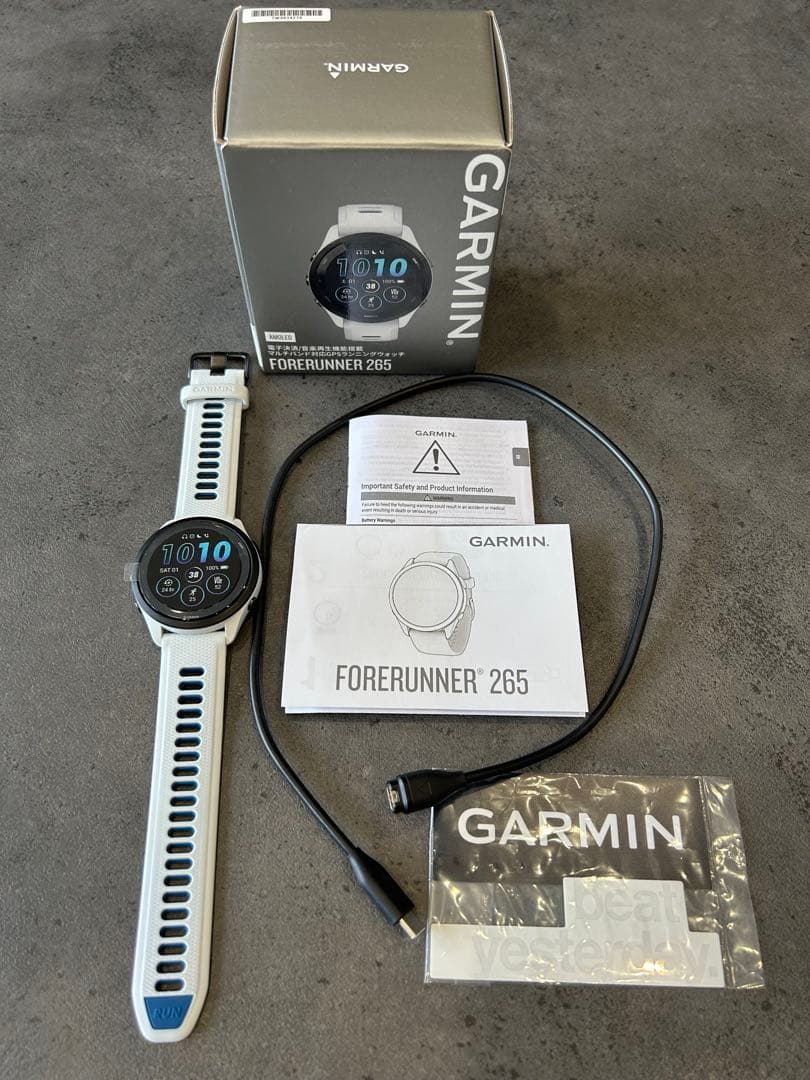 【美品】GARMIN Forerunner 265 Music