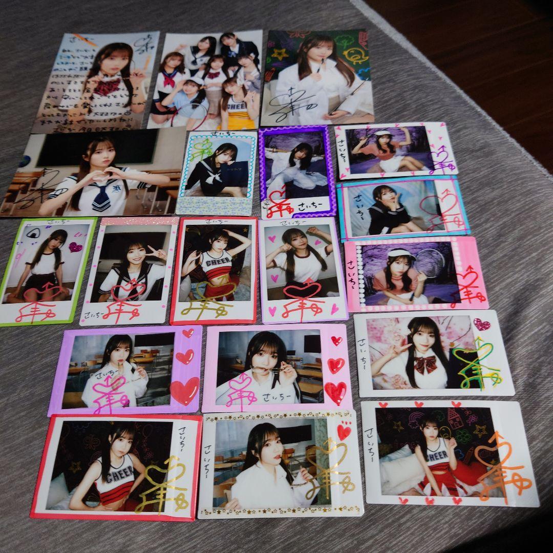 超レア岸みゆ宿題チェキ 手書きラブレター付きサイン入りチェキ15ブロマイド4