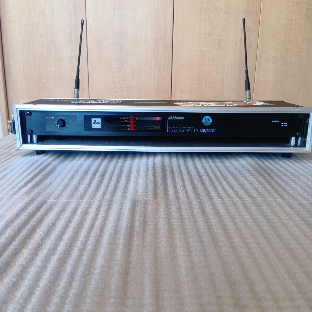 Maxon ワイヤレスシステム MS800 ギター用　　純正ラックケース付き!!