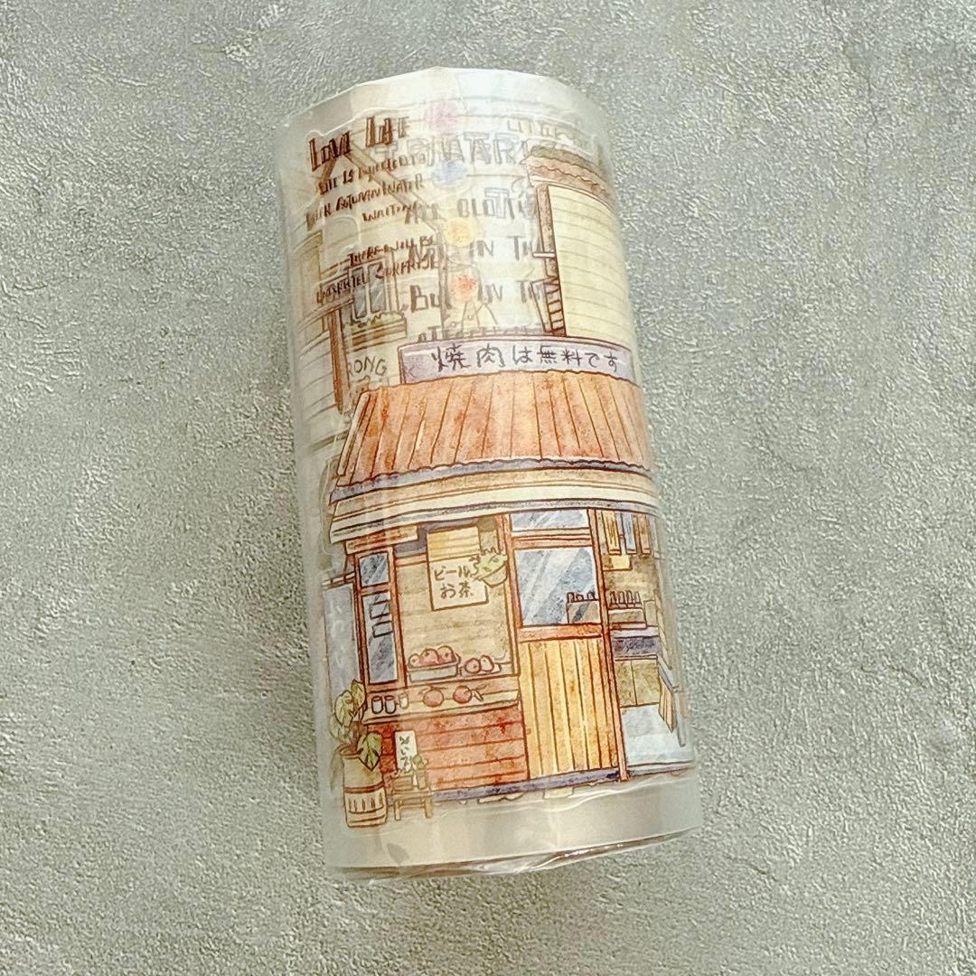 醒醒文创《小巷人家》海外マスキングテープ　マステ 【2384】